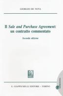 Il «sale and purchase agreement»: un contratto commentato di Giorgio De Nova edito da Giappichelli