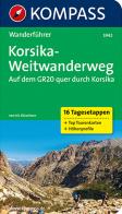 Guida escursionistica n. 5942. Korsika-weitwanderweg auf dem GR20 quer durch Korsika di Iris Kürschner edito da Kompass