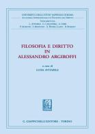 Filosofia e diritto in Alessandro Argiroffi edito da Giappichelli