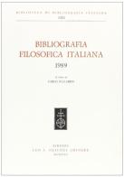 Bibliografia filosofica italiana 1989 edito da Olschki