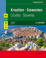Kroatien Slowenien 1:150.000 edito da Freytag & Berndt
