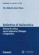 Bollettino di italianistica. Rivista di critica, storia letteraria, filologia e linguistica (2013) vol.2 edito da Carocci