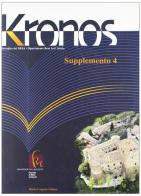 Kronos. Supplemento vol.4 edito da Congedo