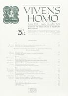 Vivens homo (2014) vol.25.2 edito da EDB
