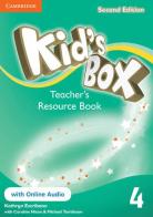 Kid's Box Updated 2nd edition. Level 4: Teacher's Resource Book with Online Audio edito da Cambridge