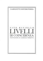 Livelli di coincidenza di Vito Riviello edito da Campanotto