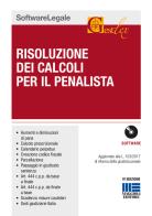 Risoluzione dei calcoli per il penalista. CD-ROM edito da Maggioli Editore