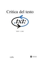 Critica del testo (2021) vol.24 edito da Viella