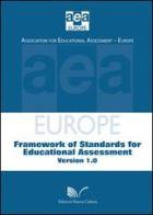 European framework of standards for educational assessment 1.0 edito da Nuova Cultura