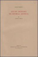 Studi minori di storia antica vol.2 di Luigi Pareti edito da Storia e Letteratura