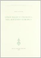 Linguaggio e filosofia nel Seicento europeo di Marta Fattori edito da Olschki
