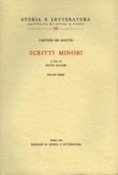 Scritti minori vol.1 di Gaetano De Sanctis edito da Storia e Letteratura