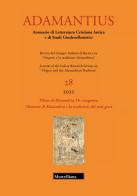 Adamantius. Notiziario del Gruppo italiano di ricerca su «Origene e la tradizione alessandrina» (2022) vol.28 edito da Morcelliana