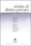 Rivista di diritto privato (2009) vol.2 edito da Cacucci