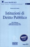 Istituzioni di diritto pubblico di Federico Del Giudice edito da Edizioni Giuridiche Simone
