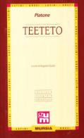 Teeteto di Platone edito da Ugo Mursia Editore