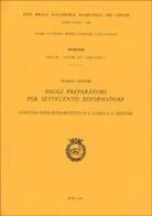 Saggi preparatori per «Settecento riformatore» di Franco Venturi edito da Accademia Naz. dei Lincei