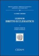 Lezioni di diritto ecclesiastico vol.1 di Sandro Gherro edito da CEDAM