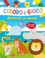 Animali del mondo. Coloro e gioco. Ediz. a colori edito da Grillo Parlante