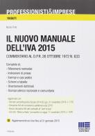 Il nuovo manuale dell'IVA 2015 di Nicola Forte edito da Maggioli Editore
