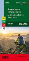 Austrian long distance hiking 1:800.000 edito da Freytag & Berndt