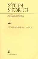 Studi storici (2013) vol.4 edito da Carocci