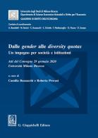 Dalle gender alle diversity quotas. Un impegno per società e istituzioni edito da Giappichelli