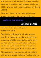 42.660 giorni di Valerio Bartolucci edito da Project