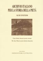 Archivio italiano per la storia della pietà vol.28 edito da Storia e Letteratura