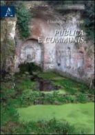 Publica e communis. Acqua, mondo romano e beni comuni di Elisabetta Cangelosi edito da Aracne