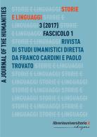 Storie e linguaggi. Rivista di studi umanistici (2017) vol. 1 edito da libreriauniversitaria.it