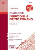 Compendio di istituzioni di diritto romano di Federico Del Giudice edito da Edizioni Giuridiche Simone