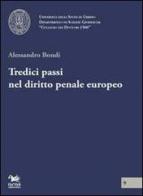 Tredici passi nel diritto penale europeo di Alessandro Bondi edito da Aras Edizioni