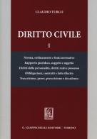 Diritto civile vol.1 di Claudio Turco edito da Giappichelli