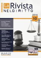 La rivista di Neldiritto (2016) vol.10 edito da Neldiritto Editore