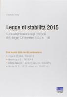 La legge di stabilità 2015 edito da Maggioli Editore