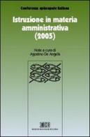Istruzione in materia amministrativa (2005) edito da EDB