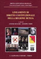 Lineamenti di diritto costituzionale della regione Sicilia edito da Giappichelli