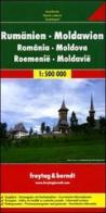 Romania. Moldavia 1:500.000 edito da Touring