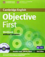 Objective first certificate. Workbook. Without answers. Per le Scuole superiori. Con CD-ROM di Annette Capel, Wendy Sharp edito da Cambridge University Press
