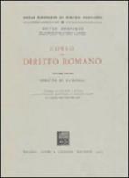 Corso di diritto romano vol.1 di Pietro Bonfante edito da Giuffrè