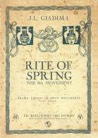 Rite of Spring, the 8th movement di J. L. Giadima edito da Youcanprint