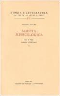 Scripta musicologica di Igino Anglés edito da Storia e Letteratura