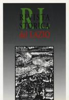 Rivista storica del Lazio vol.20 edito da Gangemi Editore