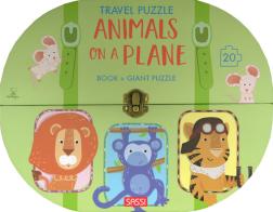 Animals on a plane. Travel puzzle. Ediz. a colori. Con puzzle di Giulia Pesavento edito da Sassi