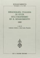 Bibliografia italiana di studi sull'umanesimo ed il Rinascimento (1989) edito da Olschki
