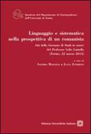 Linguaggio e sistematica nella prospettiva di un romanista edito da Edizioni Scientifiche Italiane