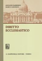 Diritto ecclesiastico di Giovanni Barberini, Marco Canonico edito da Giappichelli