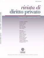 Rivista di diritto privato (2020) vol.1 edito da Cacucci