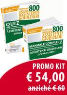 Concorso cancellieri. 800 assistenti giudiziari. Manuale completo-Quiz. Con estensione online edito da Neldiritto Editore